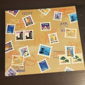 VINTAHE Stamp Collection Album Stock Book‎ A4 9 x 12 36 Black Pages